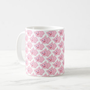 ピンクのブタのマグ コーヒーマグカップ