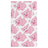 ピンクのブタ スモールペーパーバッグ (裏面)