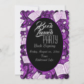 ピンクのブック発売パーティー 招待状 (正面)