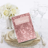 ピンクのブッシュグリッター王冠 エレガントなキンセアニエラ 招待状