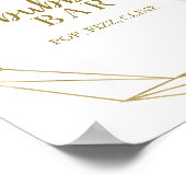 ピンクのブッシュ フラワーバブル バー ポップ フィズ クリンク サイン (角)