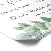 ピンクのブッシュ フラワーラブはスイート テイク ア トリート サイン (角)