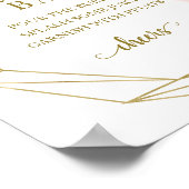 ピンクのブッシュ フラワー ジオメトリック ミモザ バー サイン (角)