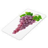 ピンクのブドウ マグネット (左側)