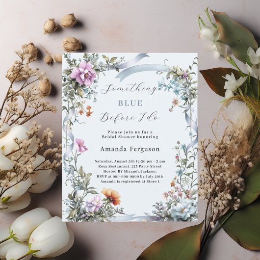 ピンクのブライダルシャワーの招待をする前に青