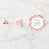 ピンクのブライダルシャワー コンフェッティ (裏面)