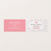 ピンクのブラウンは手製のクッキーの組合せを振りかけます 名刺 (外部フラット)