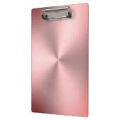ピンクのブラシ仕上げメタルの外観 クリップボード (左)