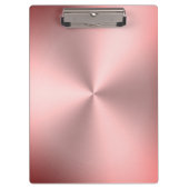 ピンクのブラシ仕上げメタルの外観 クリップボード (正面)