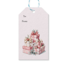 ピンクのブラッシュとクリスマスの華 