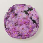 ピンクのブリスハギー枕 ラウンドクッション (正面)