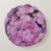 ピンクのブリスハギー枕 ラウンドクッション (裏面)