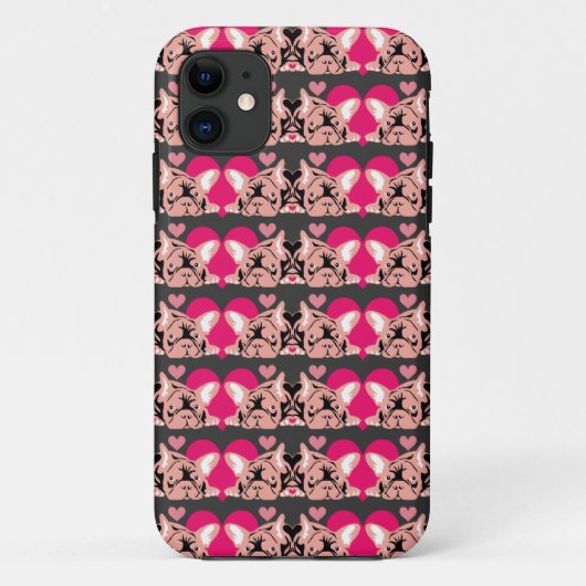 ピンクのブルドッグ Case-Mate iPhoneケース (裏面)