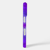 ピンクのブルーレインボーイン象のスキンレザーオプション Case-Mate iPhoneケース (裏面 / 右)