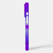 ピンクのブルーレインボーイン象のスキンレザーオプション Case-Mate iPhoneケース (裏面 / 左)