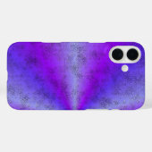 ピンクのブルーレインボーイン象のスキンレザーオプション Case-Mate iPhoneケース (裏面 (横))