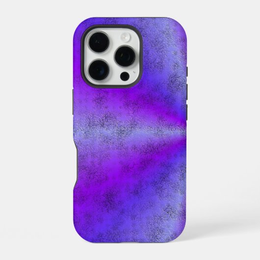 ピンクのブルーレインボーイン象のスキンレザーオプション iPhoneケース (裏面)