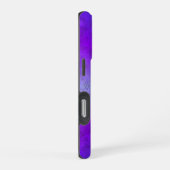 ピンクのブルーレインボーイン象のスキンレザーオプション iPhoneケース (右側面)