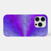 ピンクのブルーレインボーイン象のスキンレザーオプション iPhoneケース (裏面横)