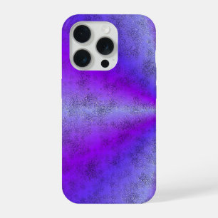 ピンクのブルーレインボーイン象のスキンレザーオプション iPhone 15 PROケース