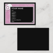 ピンクのブロックの機構 名刺 (正面/裏面)