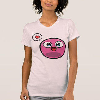 ピンクのブーイングの女性Tシャツ Tシャツ