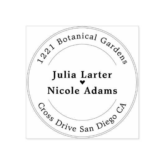 ピンクのブーゲンビリアトロピカルフォレストウェディングシャワー ラバースタンプ (インプリント)