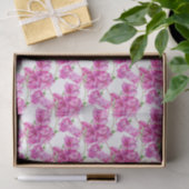 ピンクのブーゲンビリア植物性の水の色パターン 薄葉紙 (ギフト)
