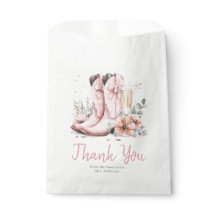 ピンクのブーツとバブルチアのウェディングシャワーパーティー