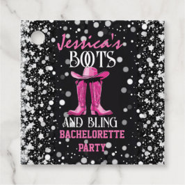 ピンクのブーツとラグジュアリーな独身最後の夜 フェイバータグ