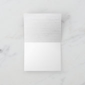 ピンクのプリムローズフラワーノートカード サンキューカード (内部)