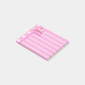 ピンクのプリンセスが並んだ ポストイット (アングル)