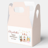 ピンクのプリンセスとナイツガール誕生日 フェイバーボックス (オープン)