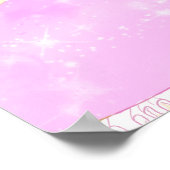 ピンクのプリンセスとリスのポスター ポスター (角)