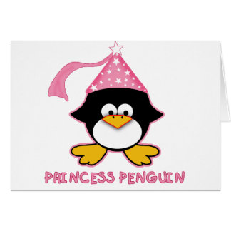 ピンクのプリンセスのペンギン