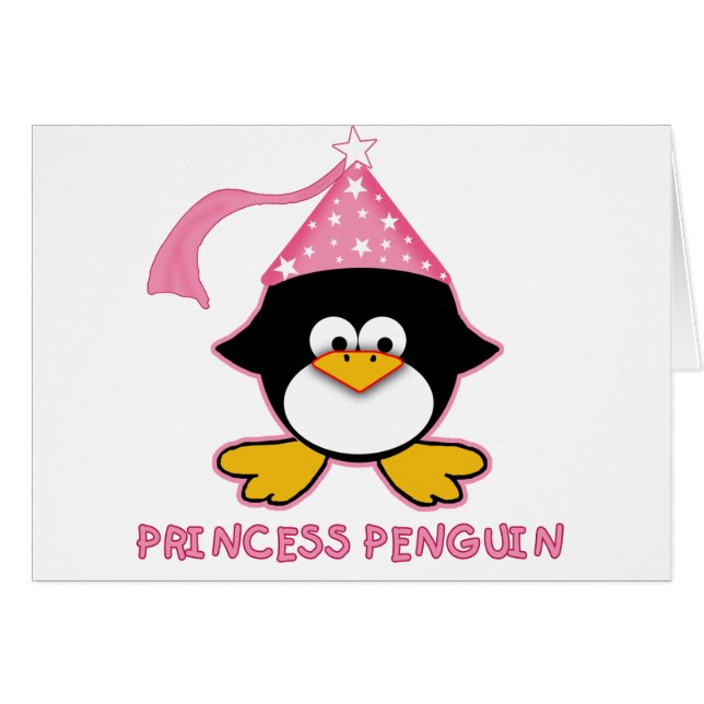 ピンクのプリンセスのペンギン (正面横)