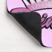 ピンクのプリンセスの王冠 マウスパッド (コーナー)