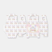 ピンクのプリンセスキャリッジ誕生日パーティーのお願いボックス フェイバーボックス (折り畳みなし)