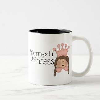 ピンクのプリンセス · お母さんのLilのプリンセス ツートーンマグカップ
