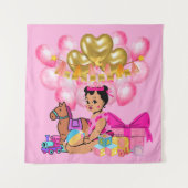 ピンクのプリンセス タペストリー (正面)