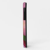 ピンクのプルメリアの花のパーソナライズなiphone 5カバー Case-Mate iPhoneケース (裏面/左)