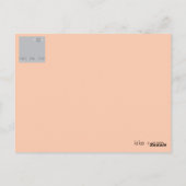 ピンクのプルメリア フラギパニの花 モダンな生け花 ゼン ポストカード (裏面)