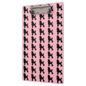 ピンクのプードルのスカートの刺激を受けたなクリップボード クリップボード (左)