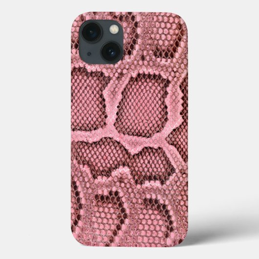 ピンクのヘビの皮 Case-Mate iPhoneケース (裏面)