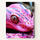 ピンクのヘビ ノートブック (裏面)