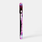 ピンクのヘビ iPhone 16ケース (左側面)