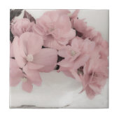 ピンクのベゴニア タイル (正面)