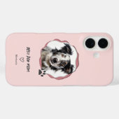 ピンクのベストドッグマムフォト Case-Mate iPhoneケース (裏面 (横))