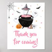 ピンクのベビーが醸造してくれてありがとうござ来う ポスター (正面)