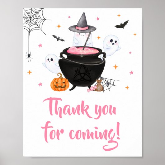 ピンクのベビーが醸造してくれてありがとうござ来う ポスター (正面)